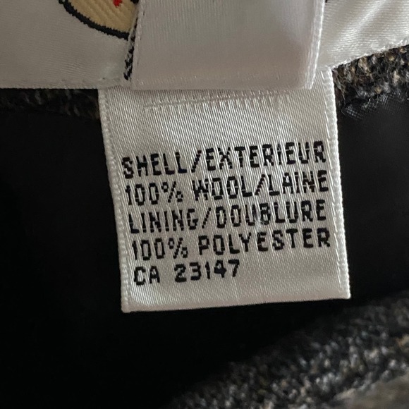 Vintage Talbots 100% Wool Skirt with Paisley Pattern and Fringe Hem Size 12 - Picture 8 of 8